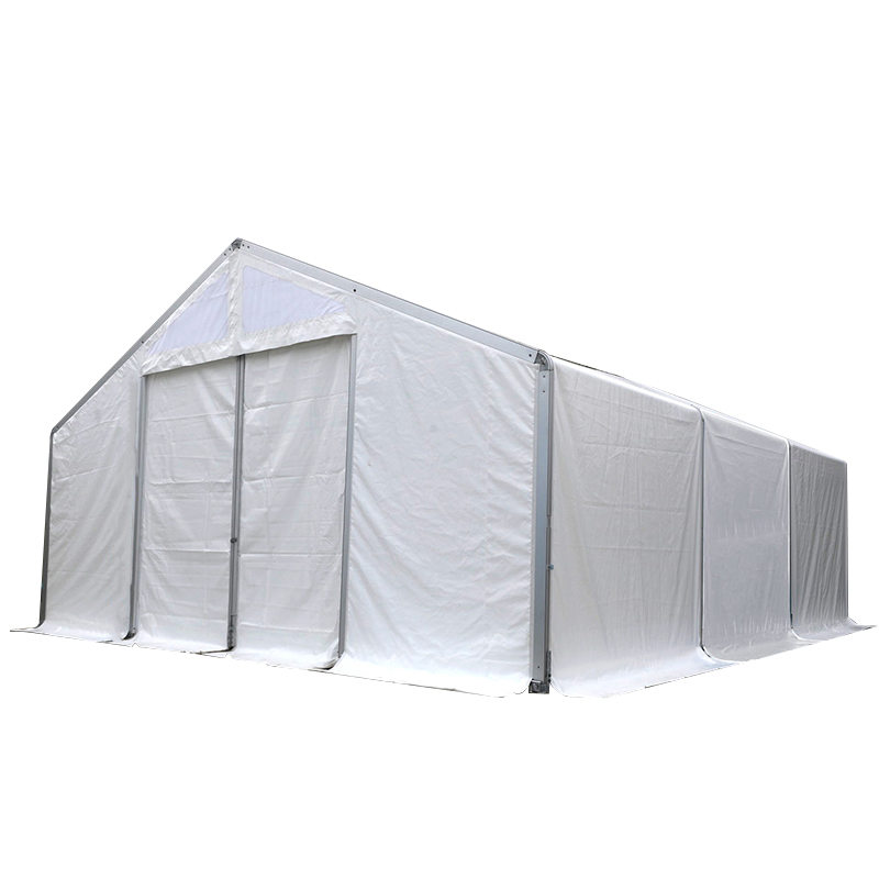 IFRC/ICRC/WFP/IOM standard brannhemmende UV-bestandig 10x24m telt mobile lagringsenheter (MSU)