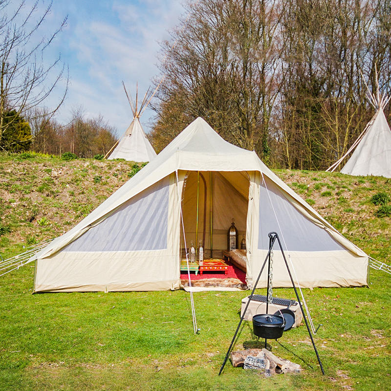 4,4 meter Touareg Deluxe Telt Camping Canvas Telt