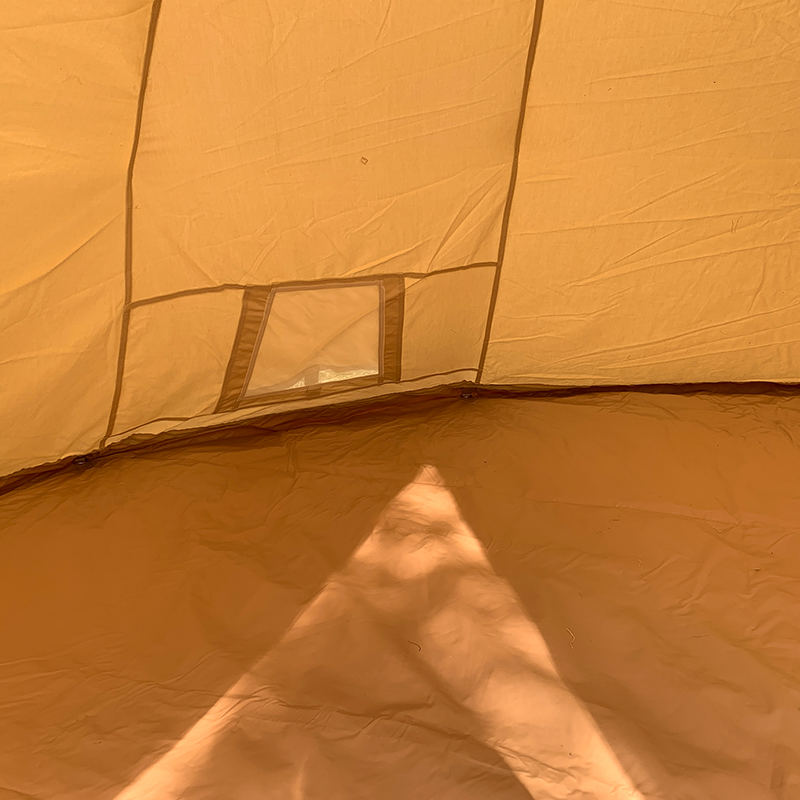 4 meter enkel stang Tipi Family Camping Canvas telt