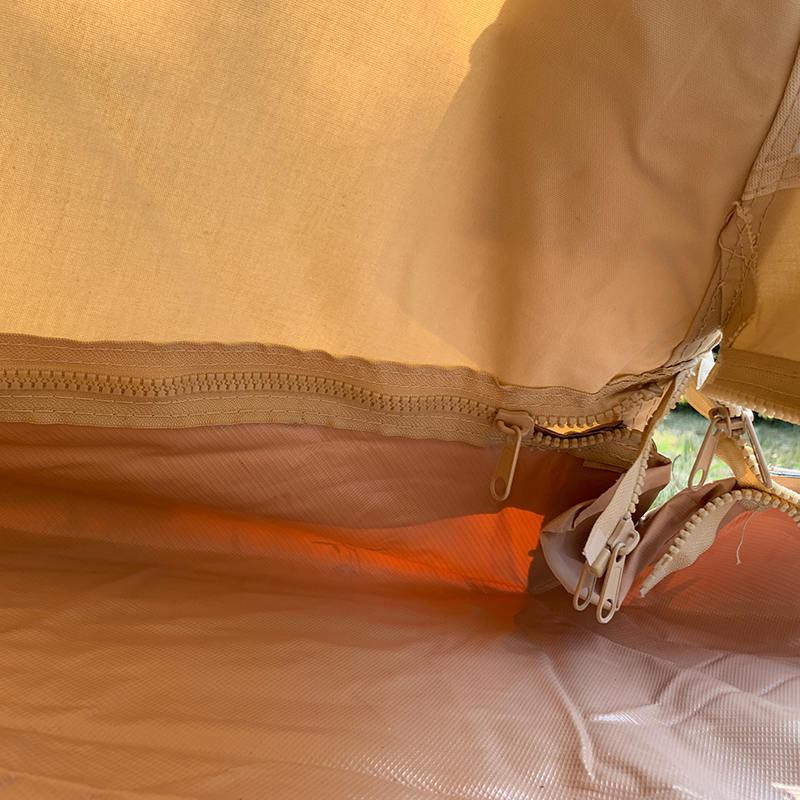 4 meter enkel stang Tipi Family Camping Canvas telt