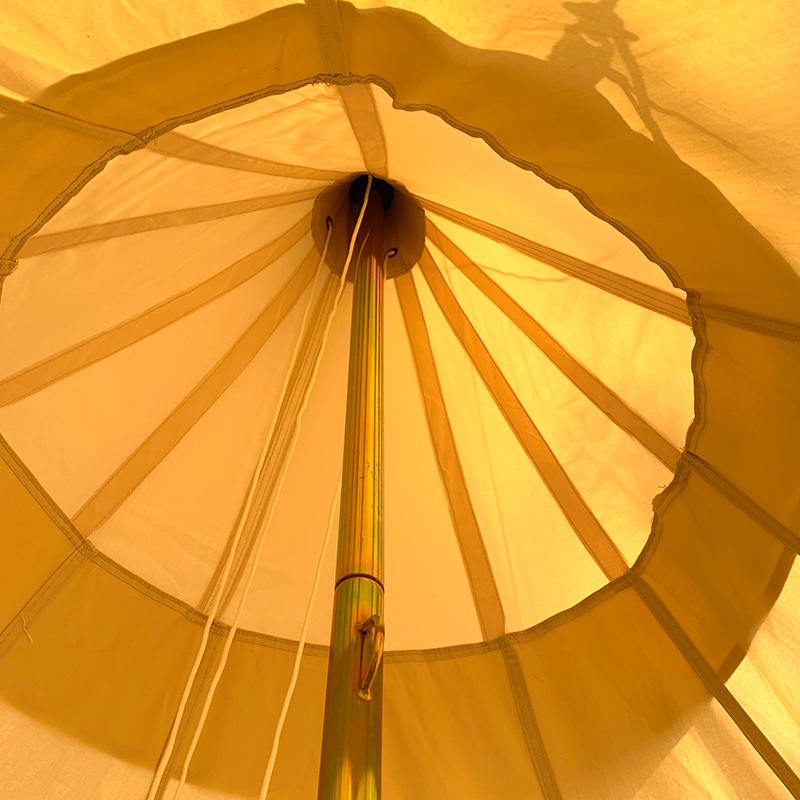 4 meter enkel stang Tipi Family Camping Canvas telt