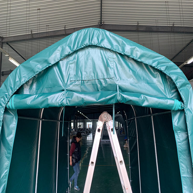 2,4x3,6 regntett PVC baldakin bærbar bilport