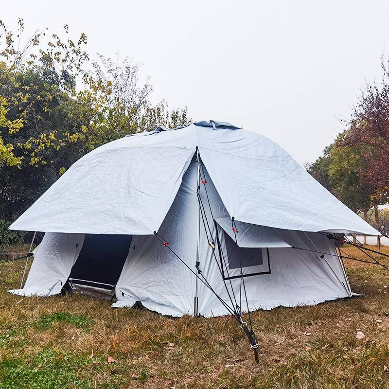 Geodesisk kuppeltelt 5-personers selvstående geodesisk familietelt