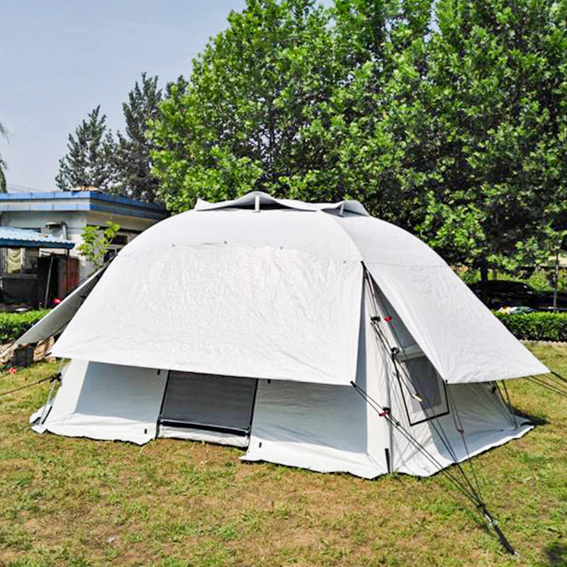 Geodesisk kuppeltelt 5-personers selvstående geodesisk familietelt