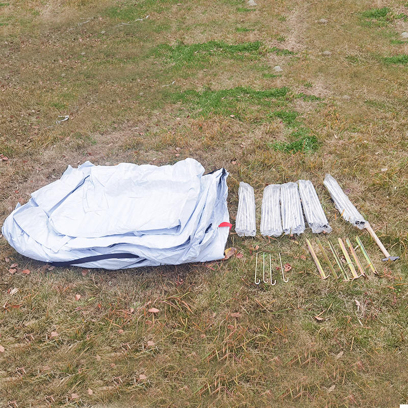 Geodesisk kuppeltelt 5-personers selvstående geodesisk familietelt