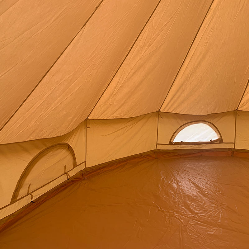 4m 4 personers lerretsklokketelt for familiecamping