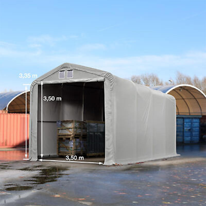6X6m 2,6m Sidehøyde Vanntett PVC-lager Bærbar Telthall