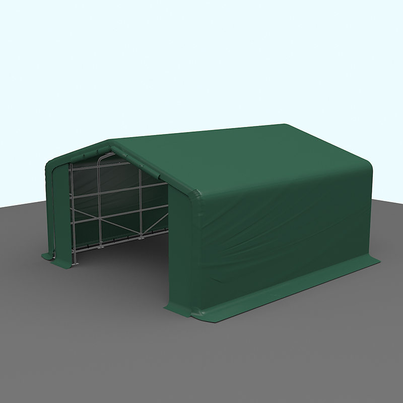 6X6 2,6m Sidehøyde Helgalvanisert stålramme Midlertidig lagertelthall