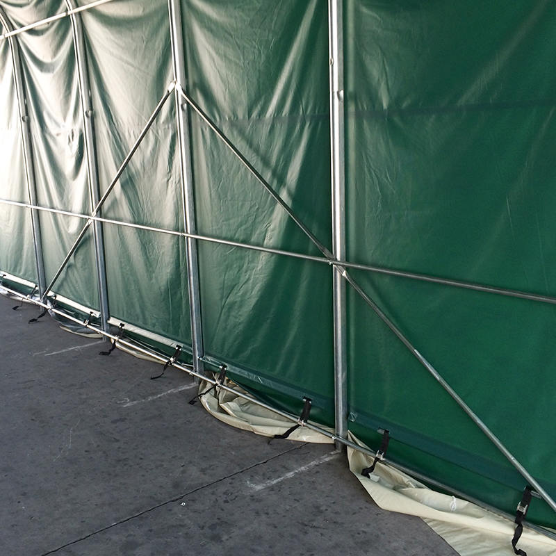 6X12 2,6 m sidehøyde Høytemperaturbestandige industrielle lagertelt