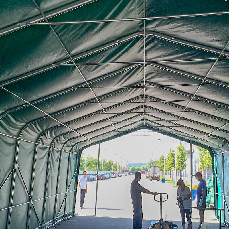 6X12 2,6 m sidehøyde Høytemperaturbestandige industrielle lagertelt