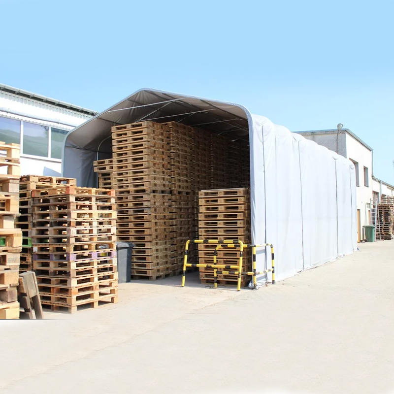 8X12 4m Sidehøyde UV-bestandig Lagerskyggetelt Sun Shelter