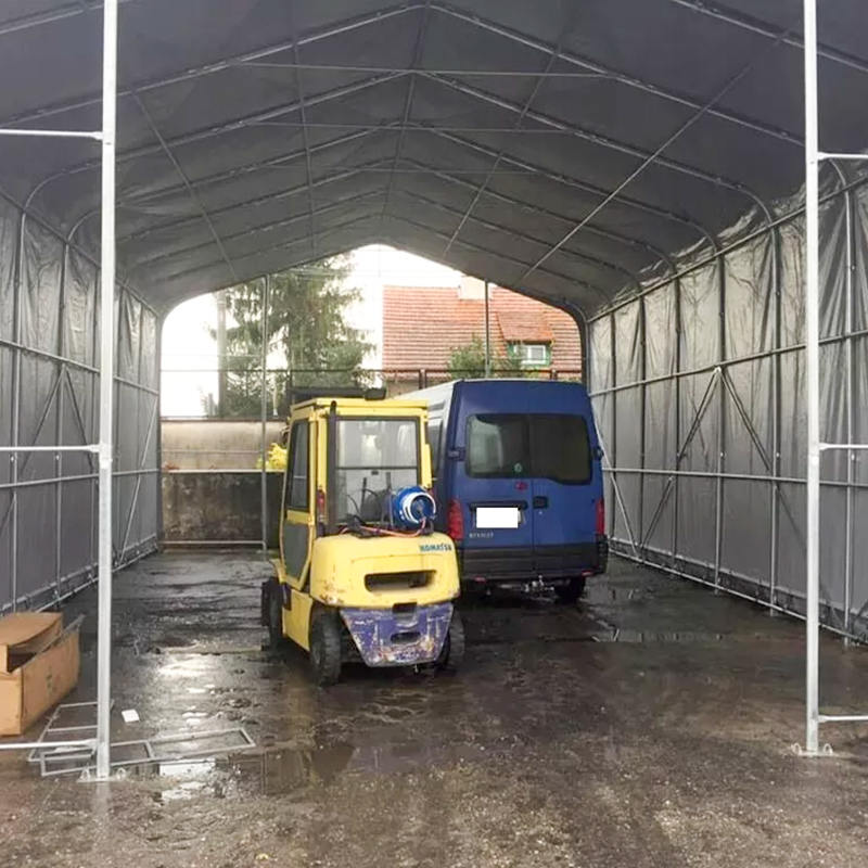 8X12 4m Sidehøyde UV-bestandig Lagerskyggetelt Sun Shelter