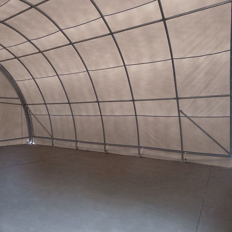 9x12mx4,5 buet oppbevaringstelt, rundbuet telthall