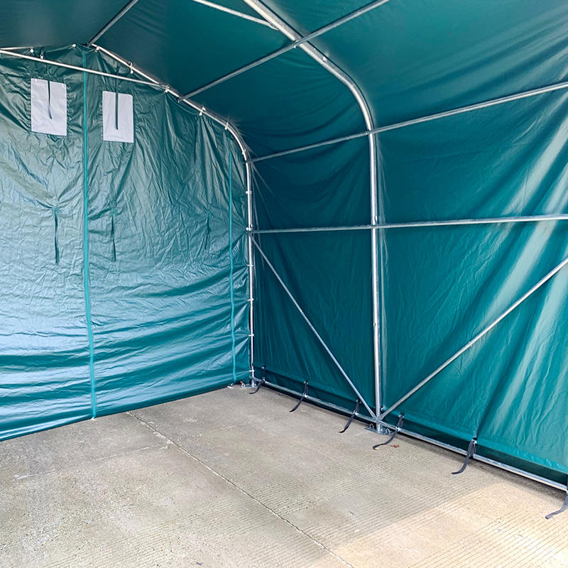 4x4m-2,6m beiteskygge ly Heavy Duty Utendørs lagringsbod Corral Shelter