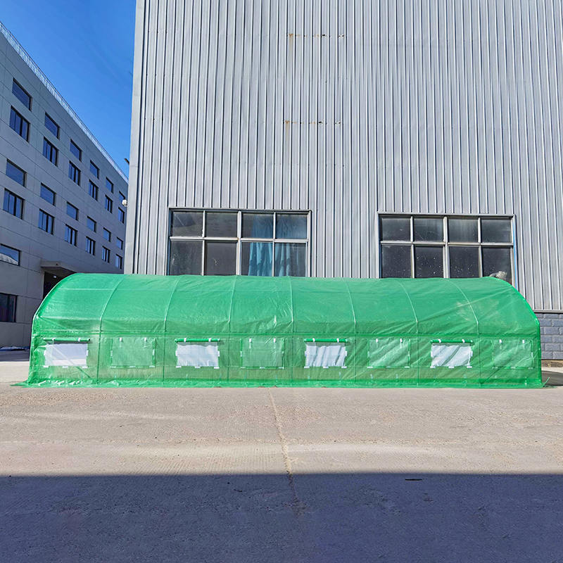 4x8x2m Folie Tunneler Rundtopp Høy Tunnel Drivhus