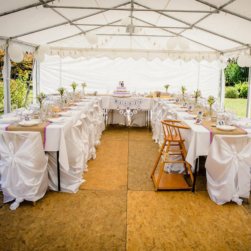 7x15m PVC partytelt luksustelt for hagefest