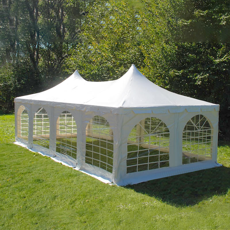 4x8-2,3m utendørs Double Peak Pagoda Party Marquee