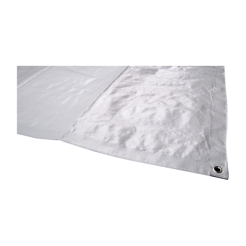 4x50m Vevd HDPE Svart plastpresenning