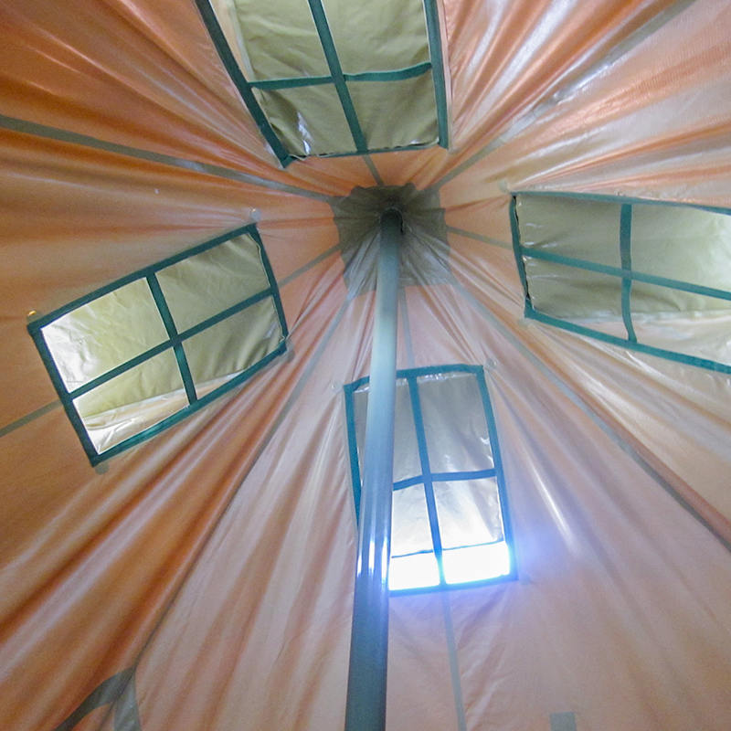 5x5m 8-12 personer lerret hær telt katastrofehjelp telt