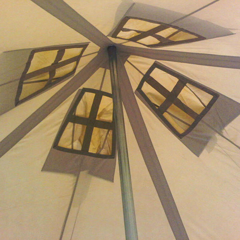 5x5m 8-12 personer lerret hær telt katastrofehjelp telt