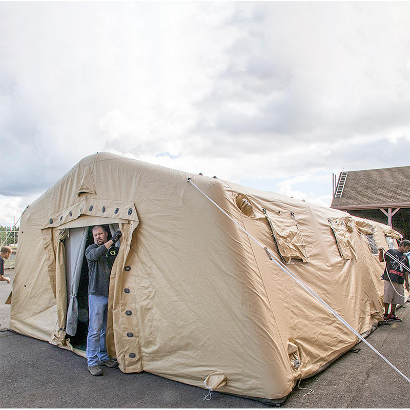 5,6 x 9,95 m flerbruks middels rask utplassering ly Lavtrykk oppblåsbart telt