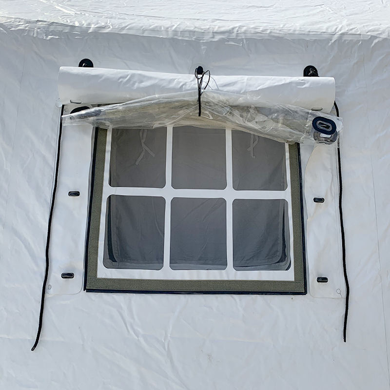 30 m² Røde Kors oppblåsbart telt