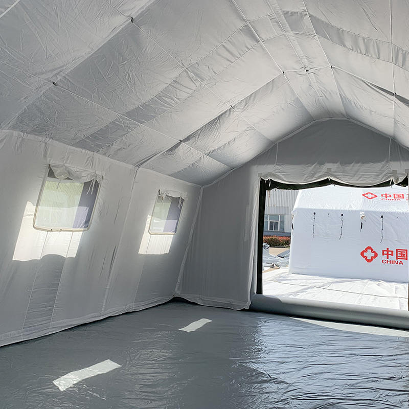 30 m² oppblåsbart oppblåsbart telt for militærkommando