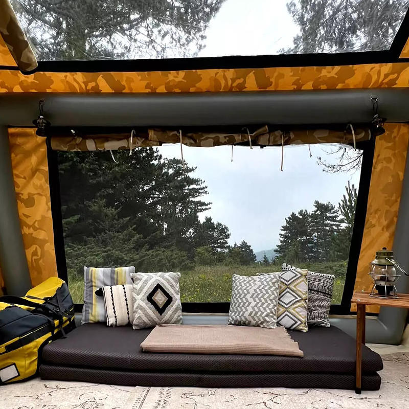 8-10 personer Four Season Panorama oppblåsbart campingtelt