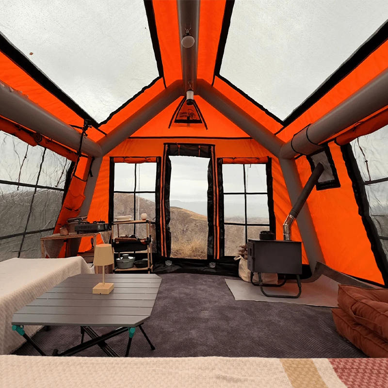 8-10 personer Four Season Panorama oppblåsbart campingtelt