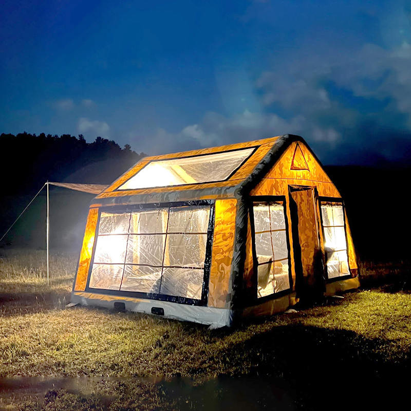 8-10 personer Four Season Panorama oppblåsbart campingtelt