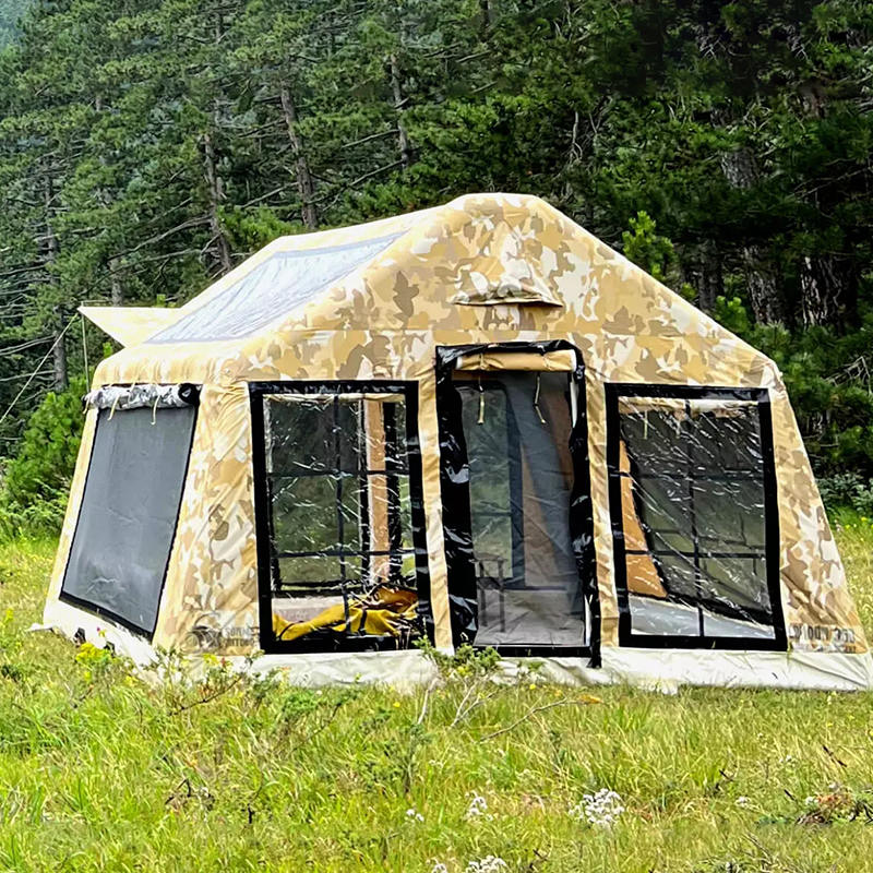 8-10 personer Four Season Panorama oppblåsbart campingtelt