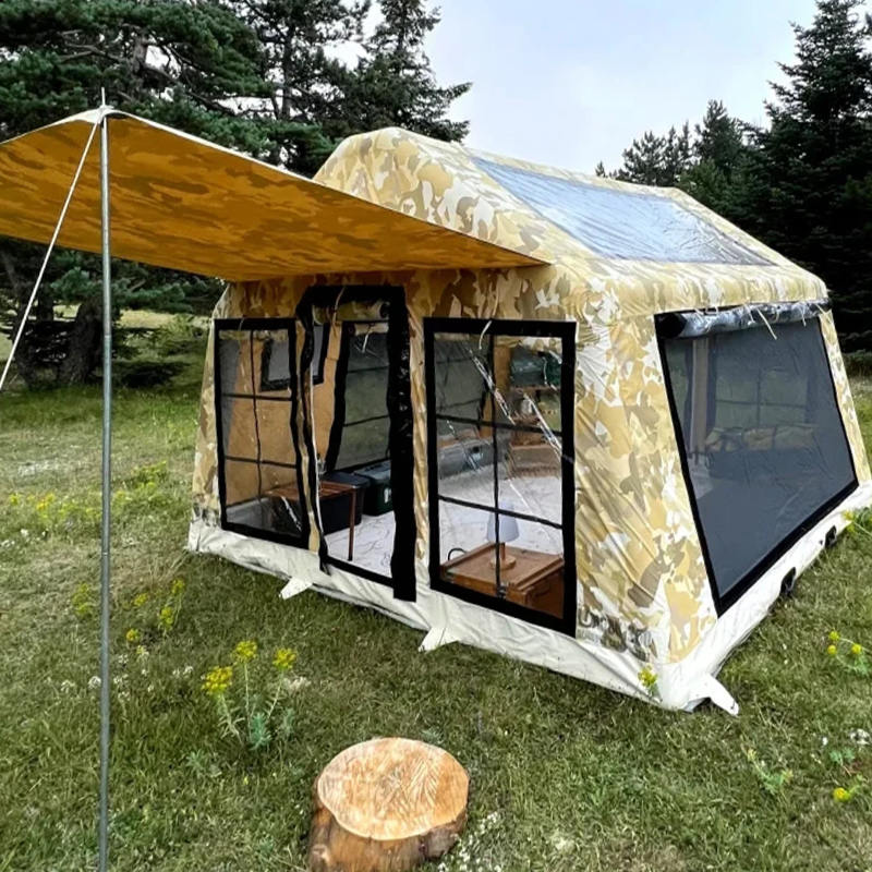 8-10 personer Four Season Panorama oppblåsbart campingtelt