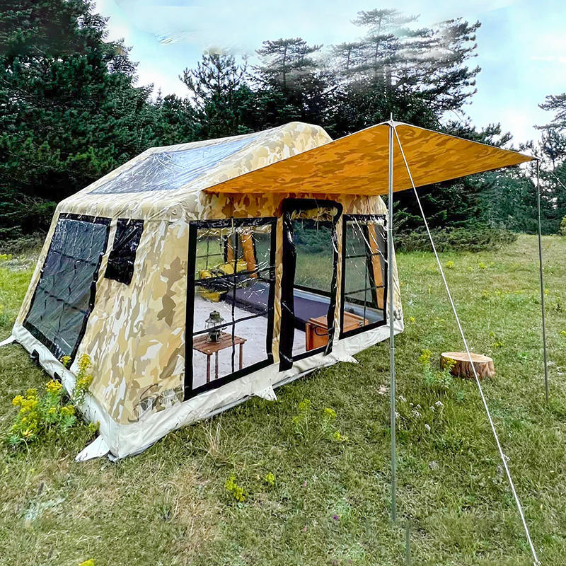 8-10 personer Four Season Panorama oppblåsbart campingtelt